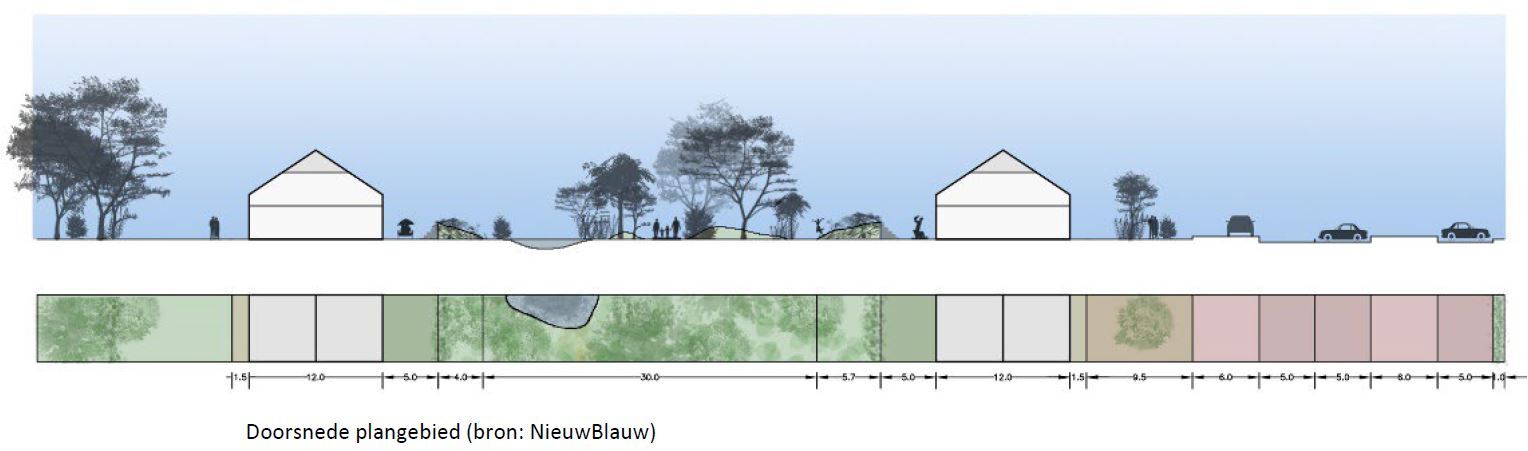 Doorsnede plangebied Bron NieuwBlauw