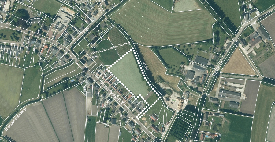 Ligging ontwikkelgebied Locht-Olland