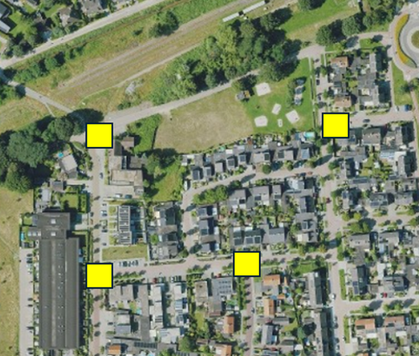 Overzicht vier nieuwe geplande plateaus