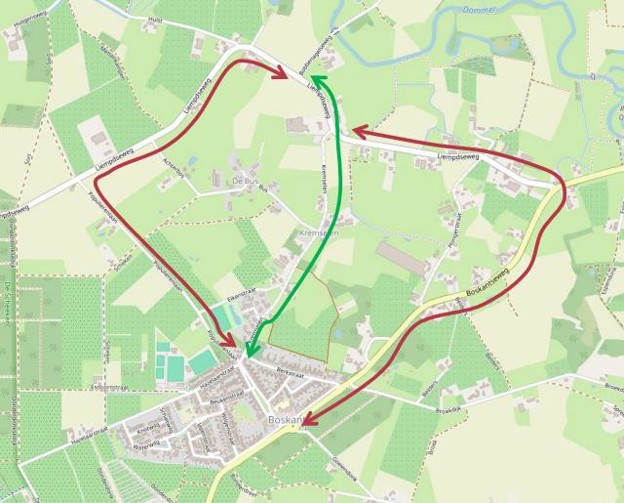 Onderzochte locaties knip