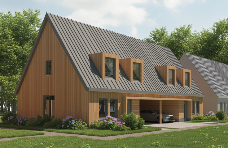 1-Impressie Vrijstaand geschakelde koopwoningen C