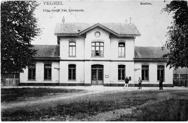 Historische foto Station Veghel, dat ter inspiratie geldt voor mogelijke nieuwbouw