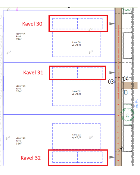 tekening kavel 30