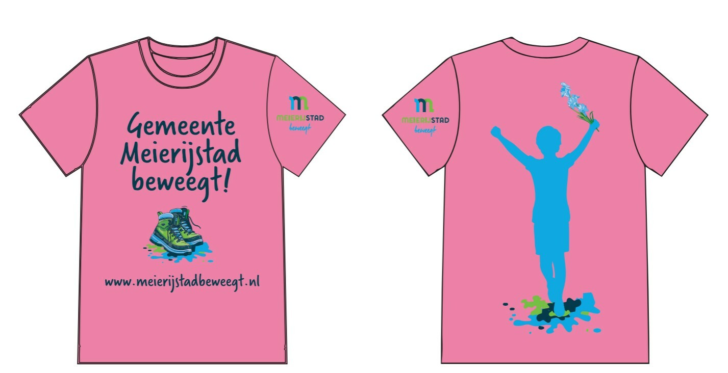 Roze shirts wandelvierdaagse